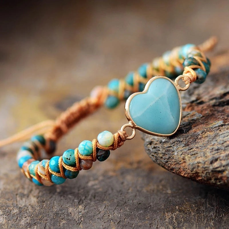 Tranquil Heart Amazonite Bracelet