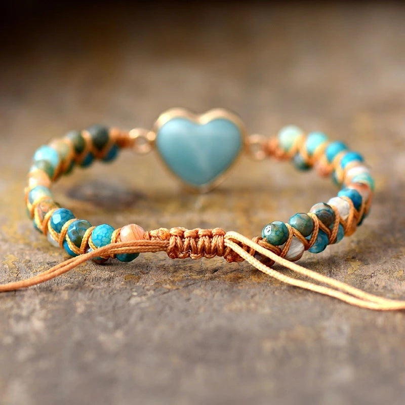 Tranquil Heart Amazonite Bracelet