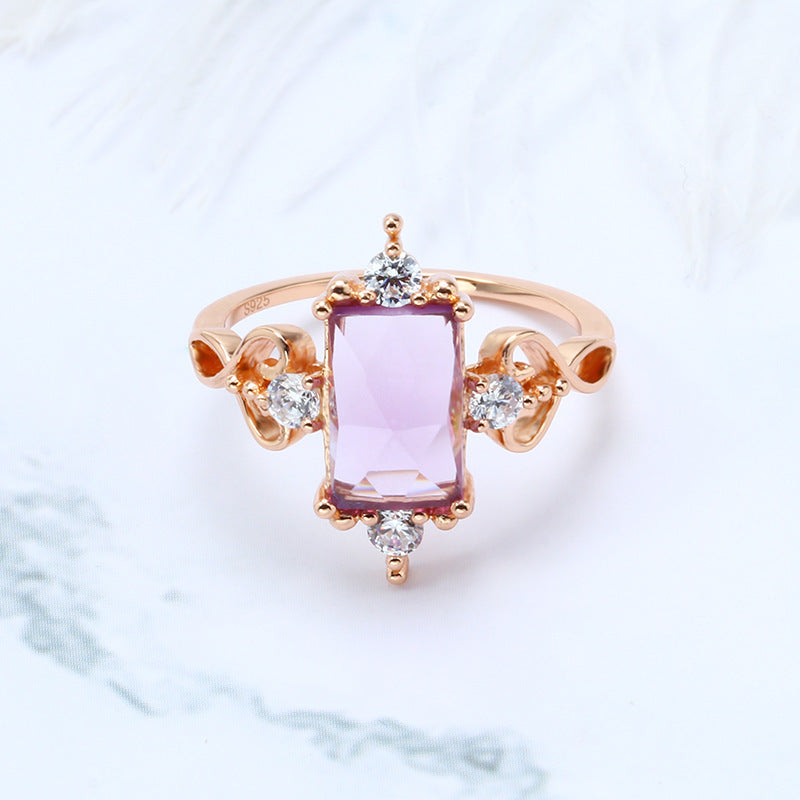 Celestial Amethyst Ring