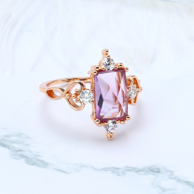 Celestial Amethyst Ring