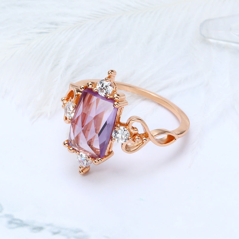 Celestial Amethyst Ring