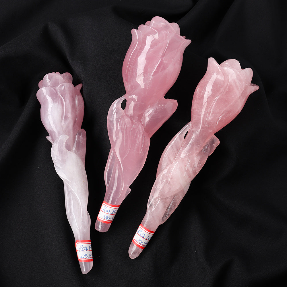 Rose Quartz Sacred Bloom Scepter