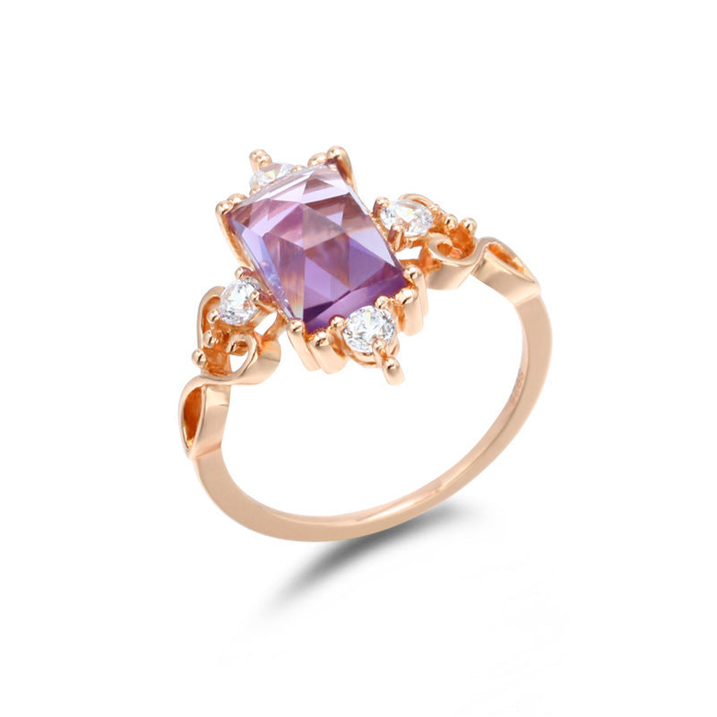 Celestial Amethyst Ring