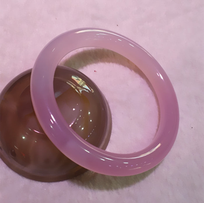 Goddess of Twilight Purple Jade Bangle