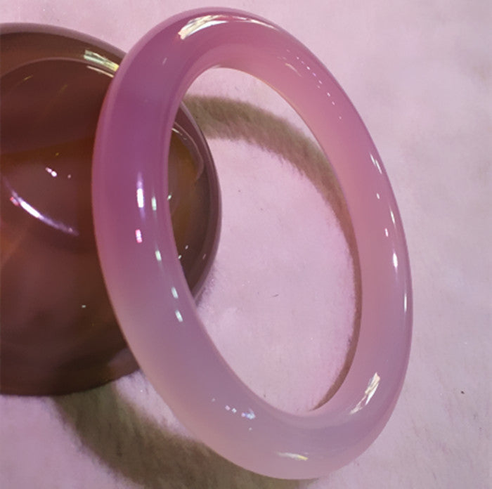 Goddess of Twilight Purple Jade Bangle