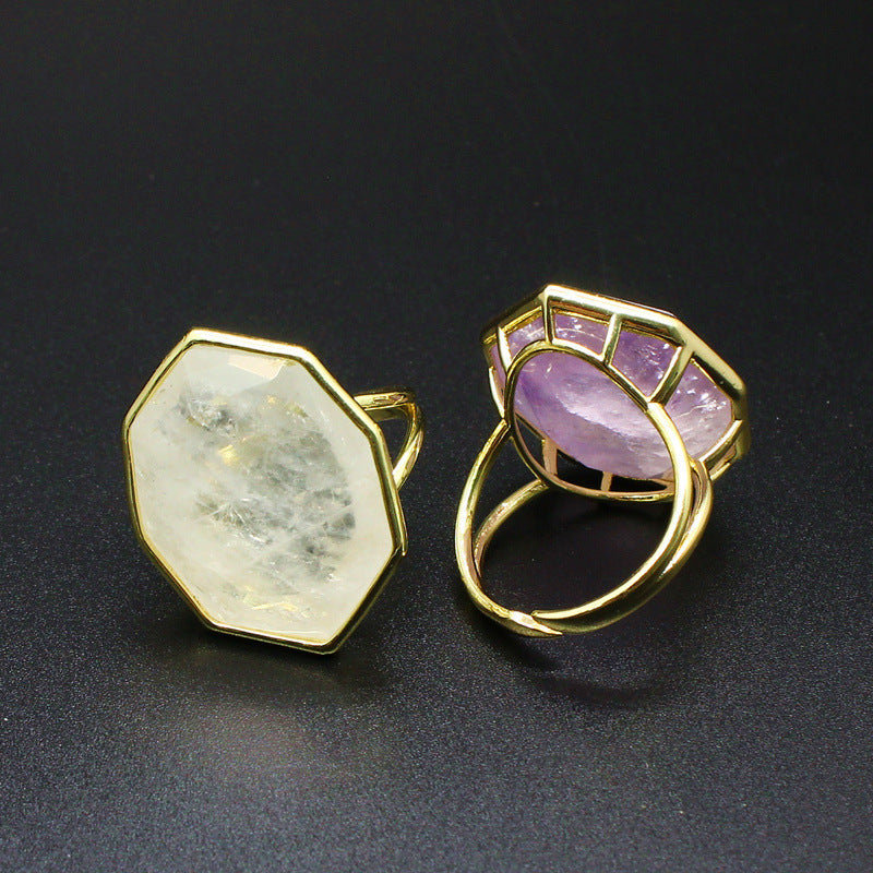 Divine Facets Statement Ring