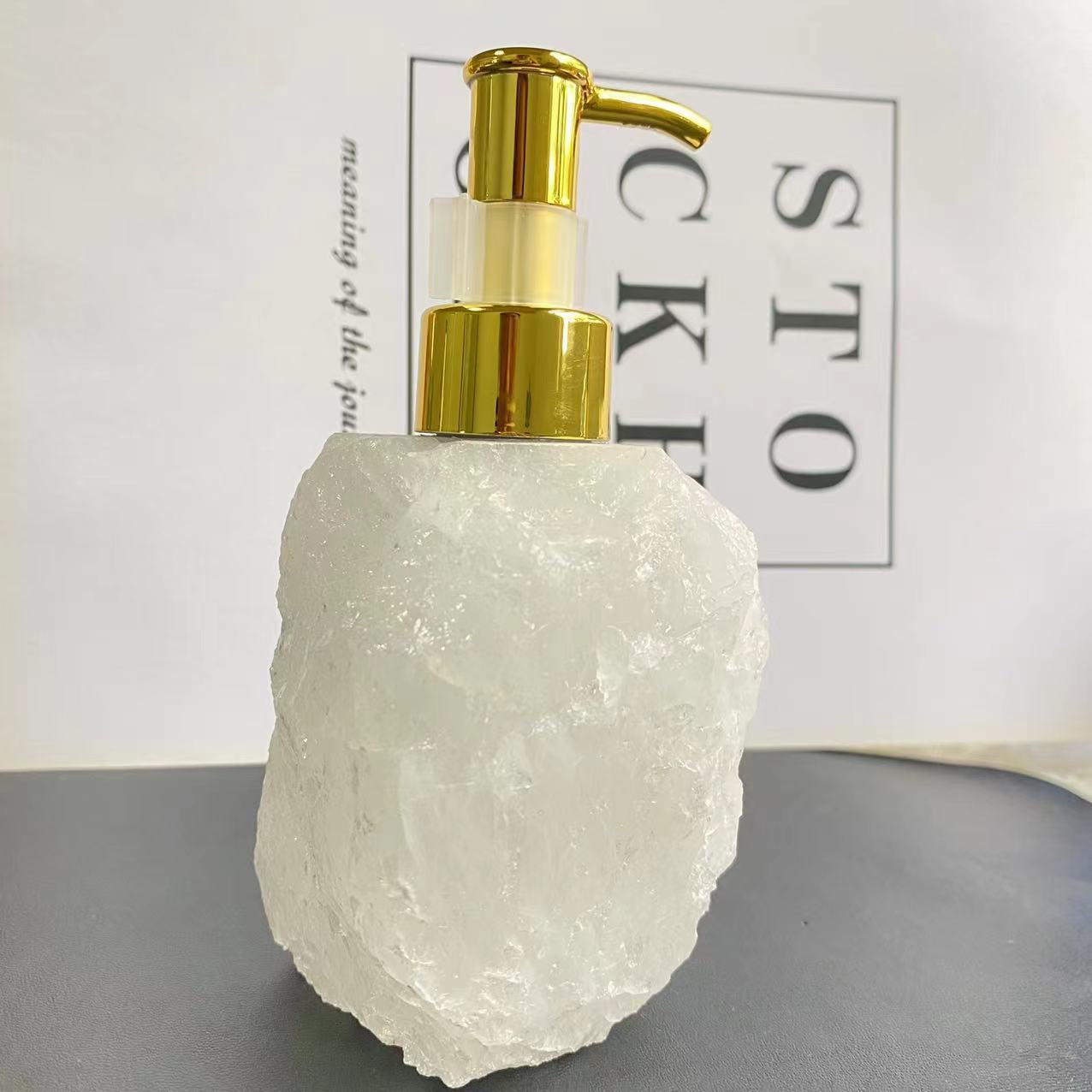 Crystal Soap Dispenser – Sacred Stone Series