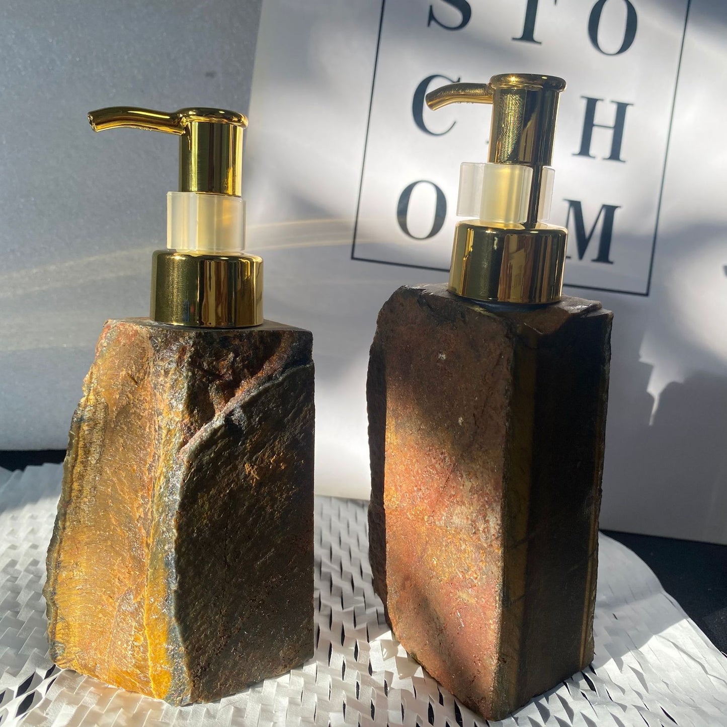 Crystal Soap Dispenser – Sacred Stone Series