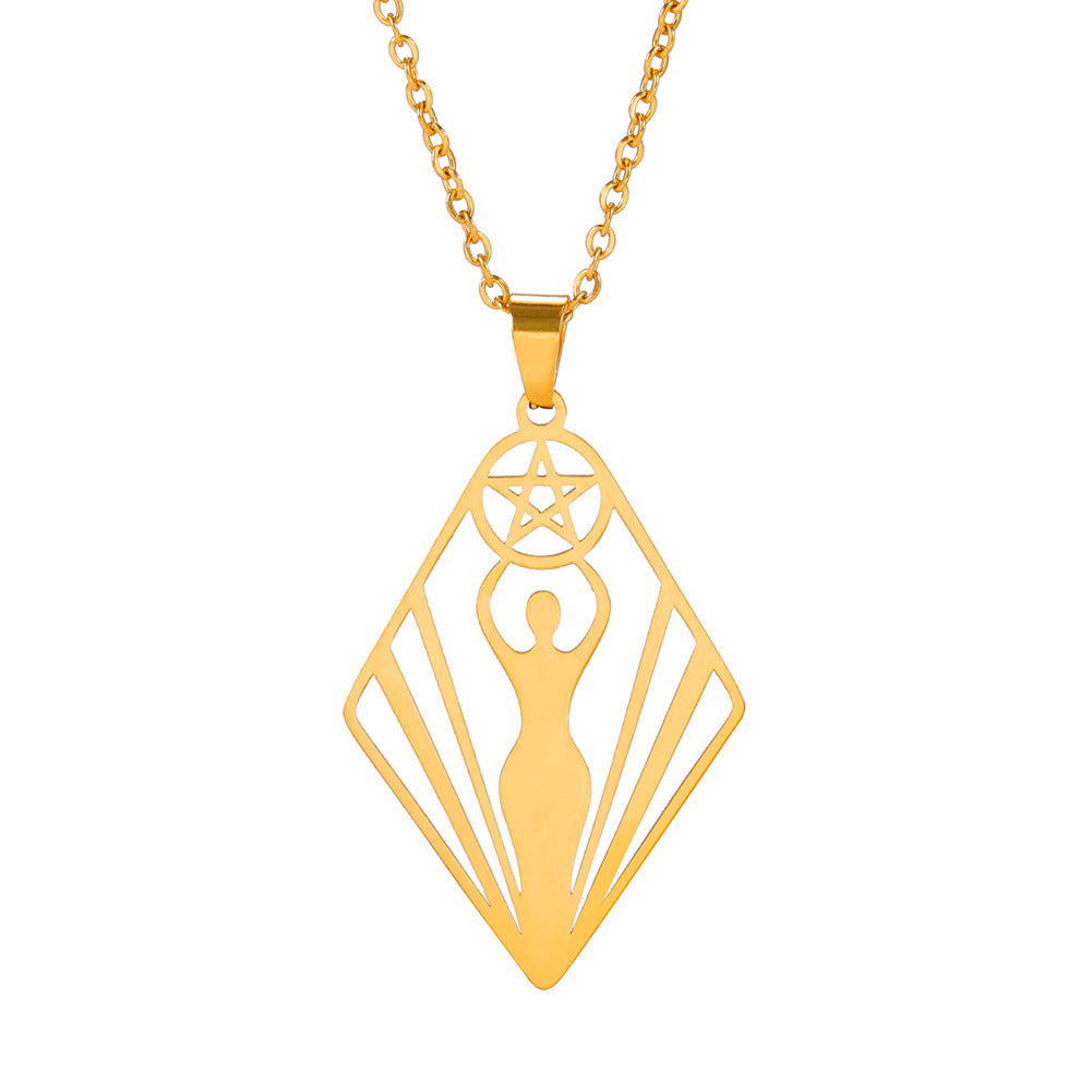 Celestial Goddess Amulet Necklace