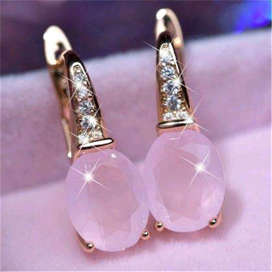 Lunar Glow Moonstone Earrings