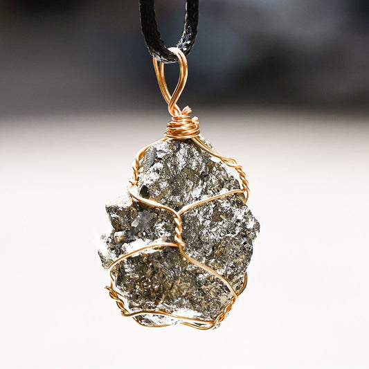 Fortune's Embrace Pyrite Pendant