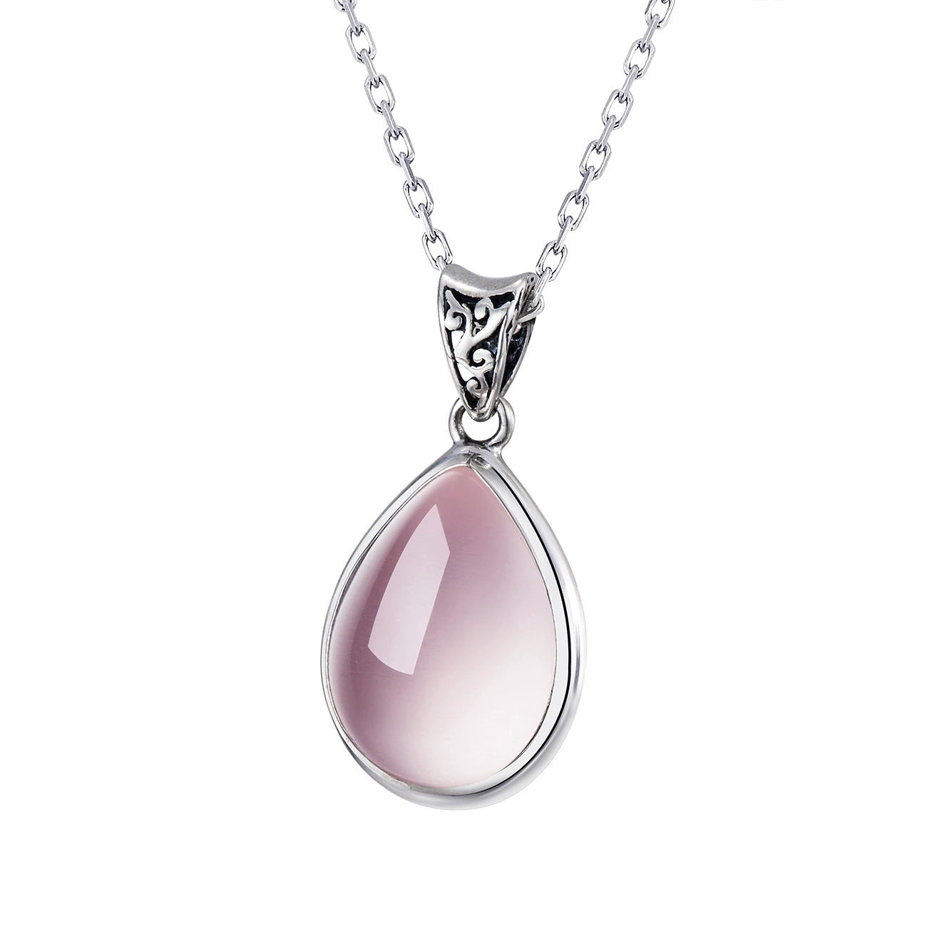 Divine Serenity Rose Quartz Necklace