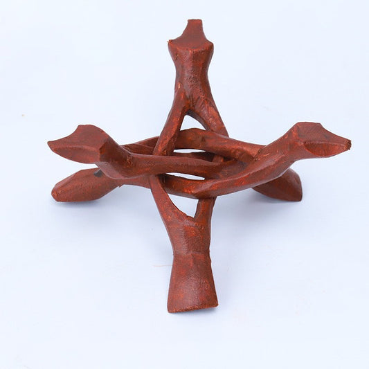 Wooden Sage & Incense Holder