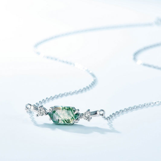 Gaia's Hexagonal Harmony Pendant