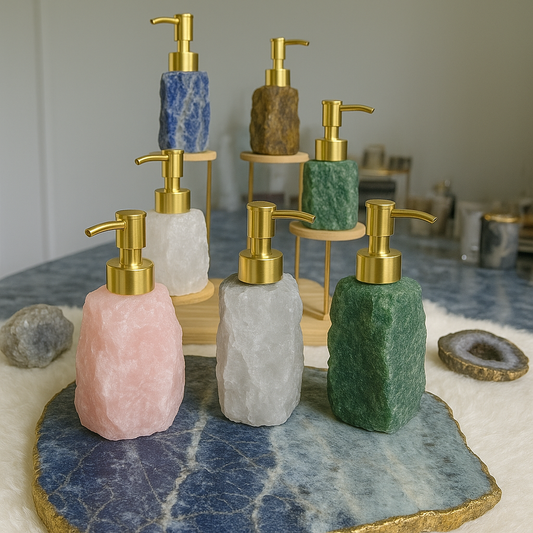 Crystal Soap Dispenser – Sacred Stone Series
