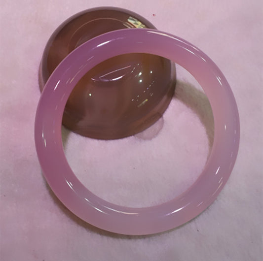 Goddess of Twilight Purple Jade Bangle