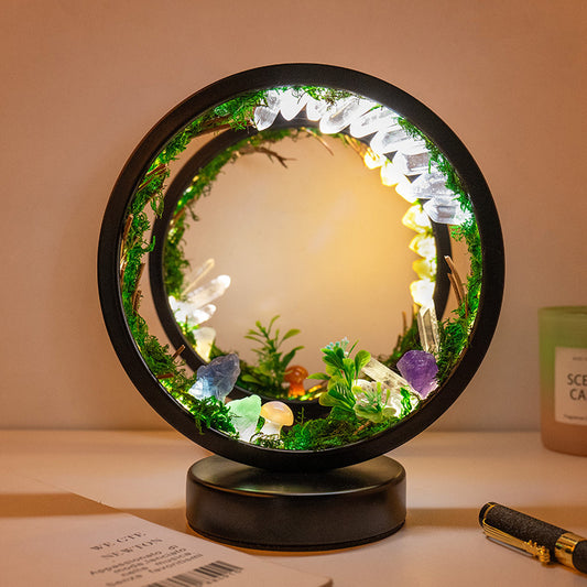 Mystic Garden Crystal Lamp