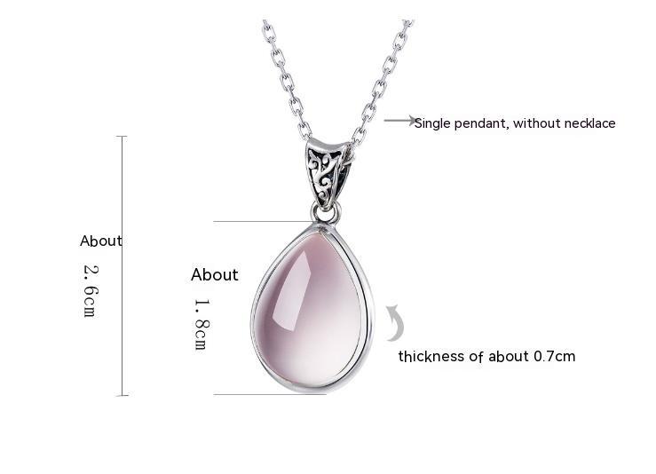 Divine Serenity Rose Quartz Necklace